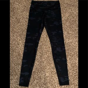 Lululemon Navy Camo Full Length Leggings